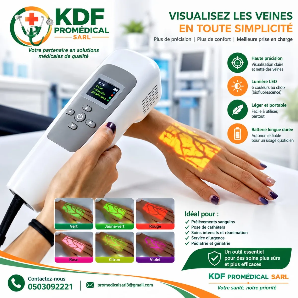 Détecteur de veine